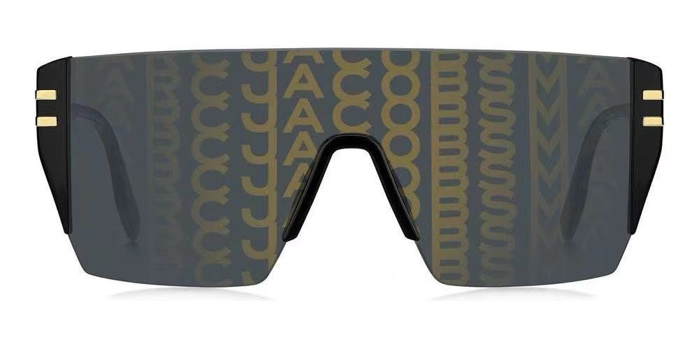 Marc Jacobs Shield Sunglasses Black Gold