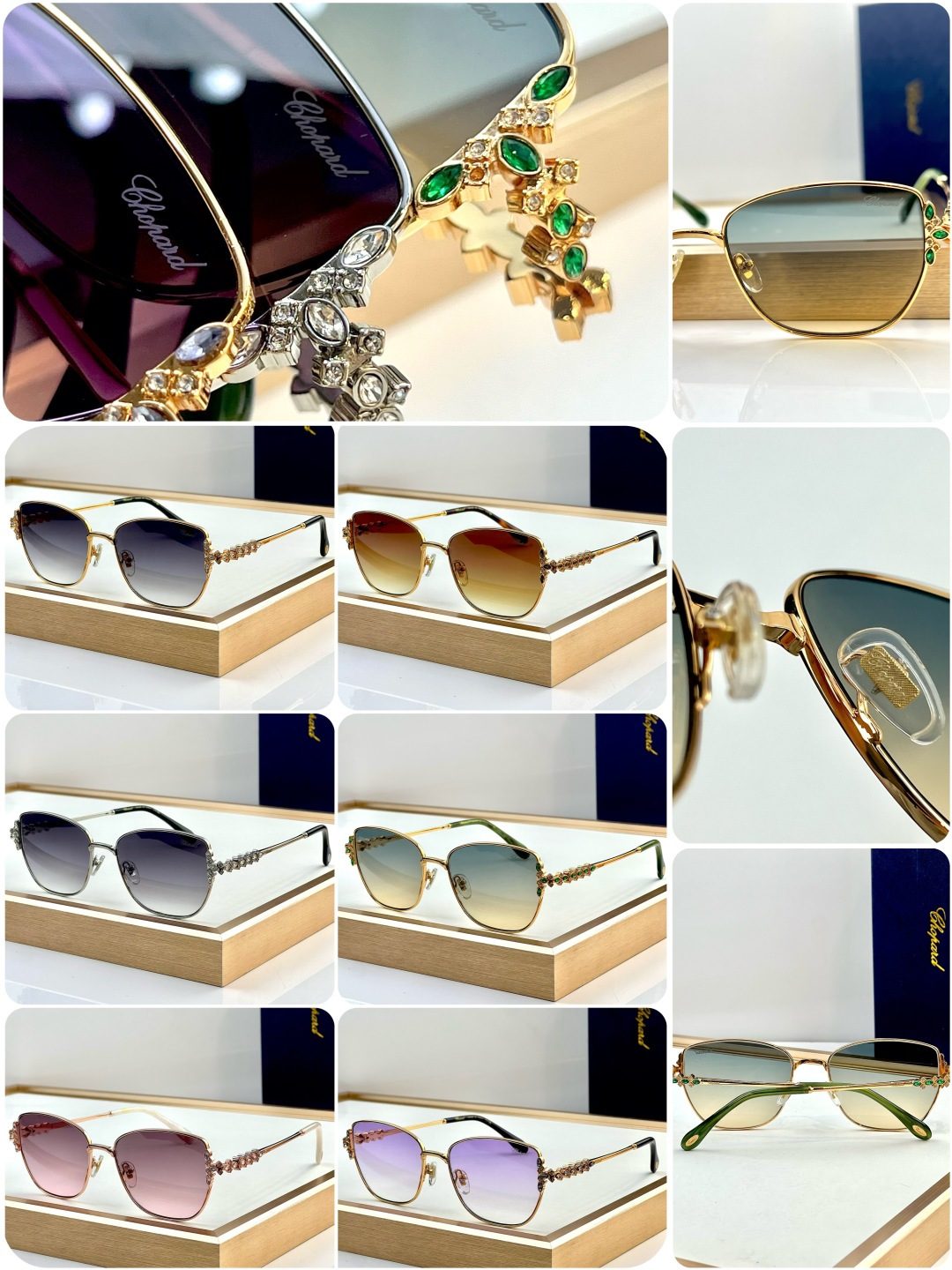 Chopard Luxury Gold Sunglasses Collection