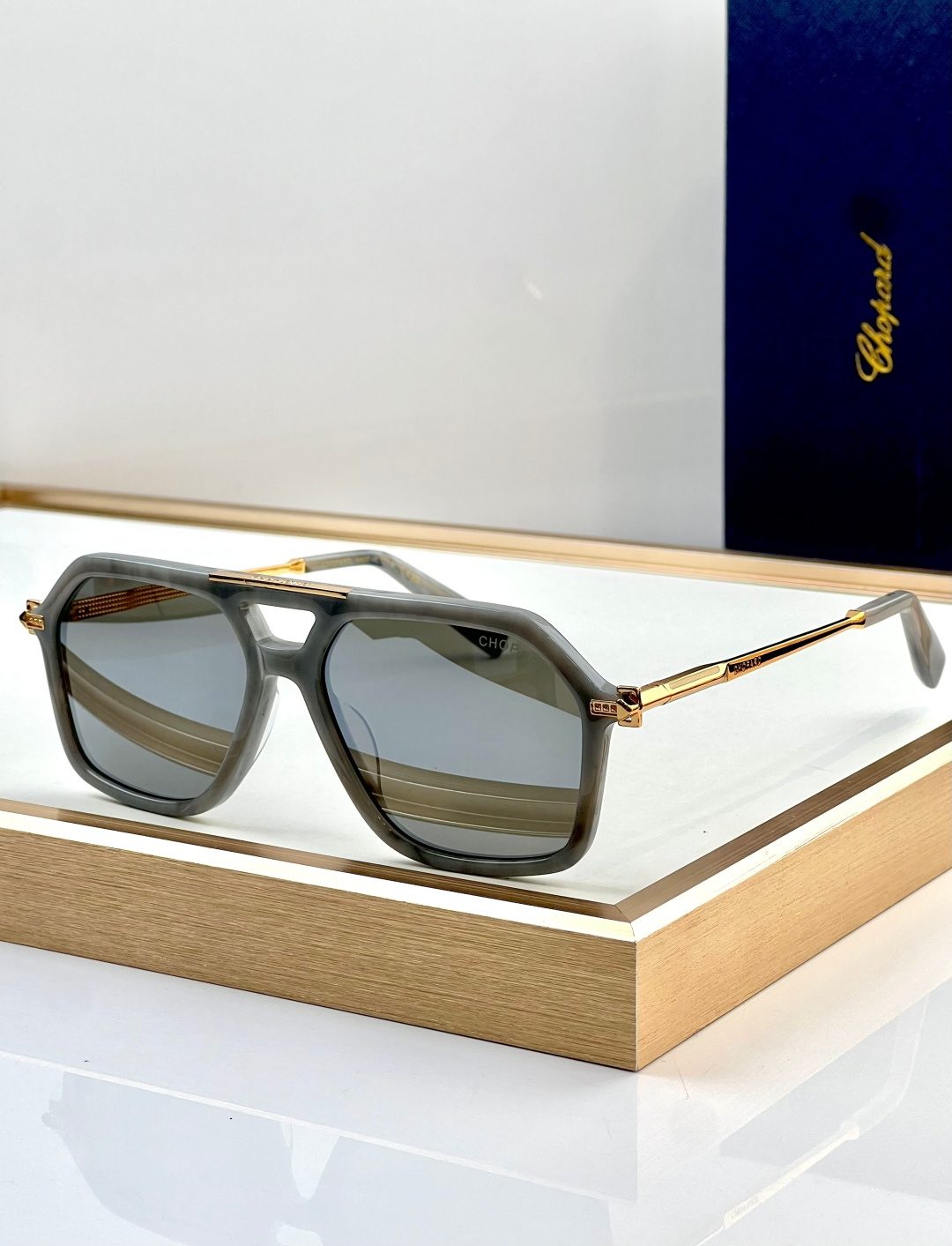 Chopard Square Aviator Sunglasses
