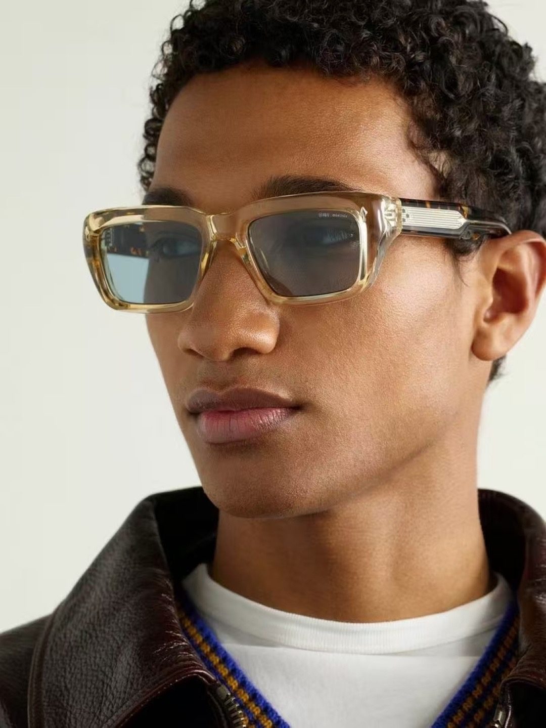 Luxury Square Frame Acetate Sunglasses