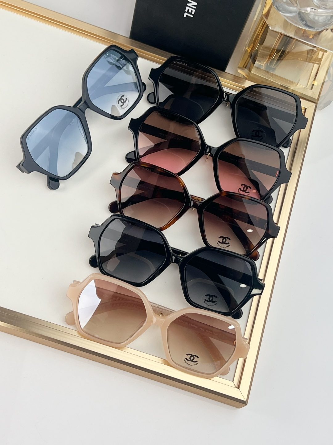 Chanel Oversized Square Sunglasses Collection