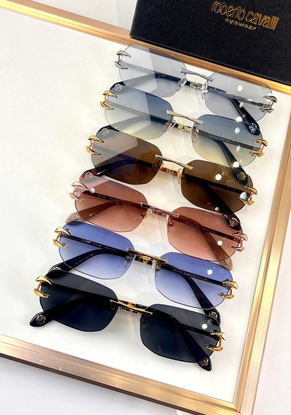 Roberto Cavalli Rimless Sunglasses Collection