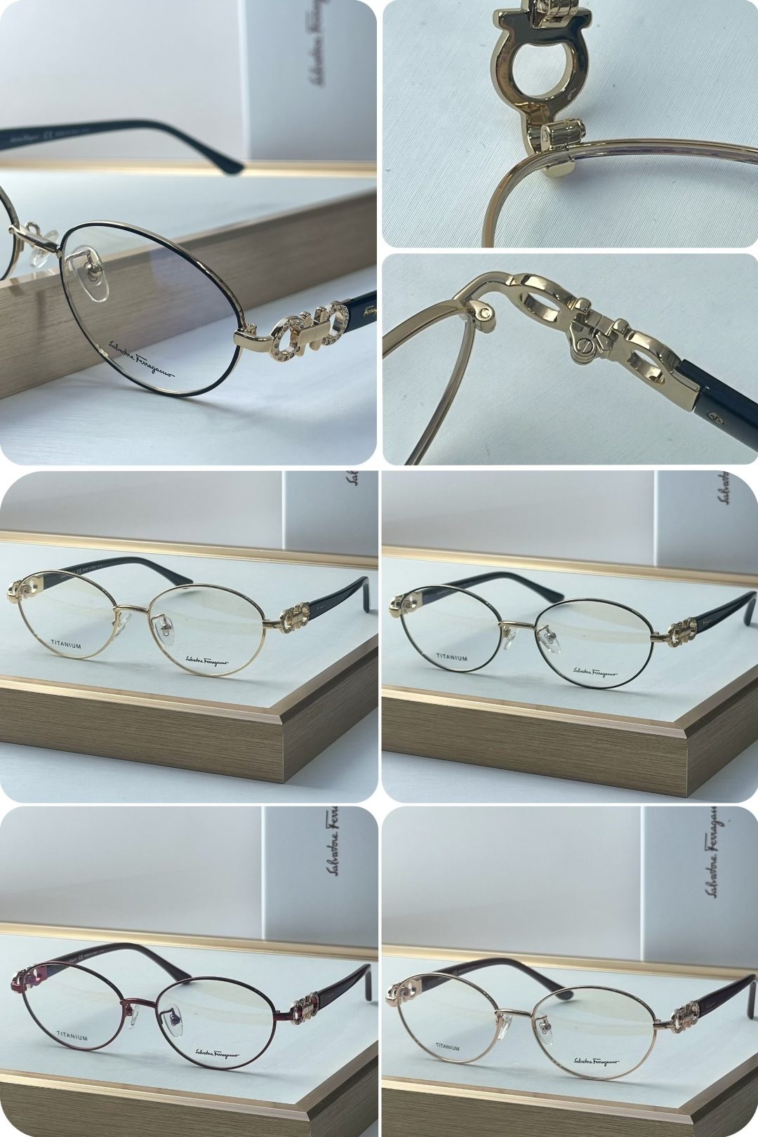 Salvatore Ferragamo Oval Eyeglasses