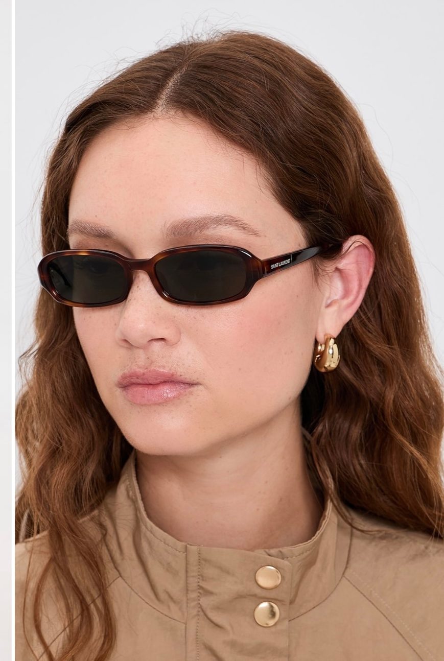 Saint Laurent Oval Sunglasses