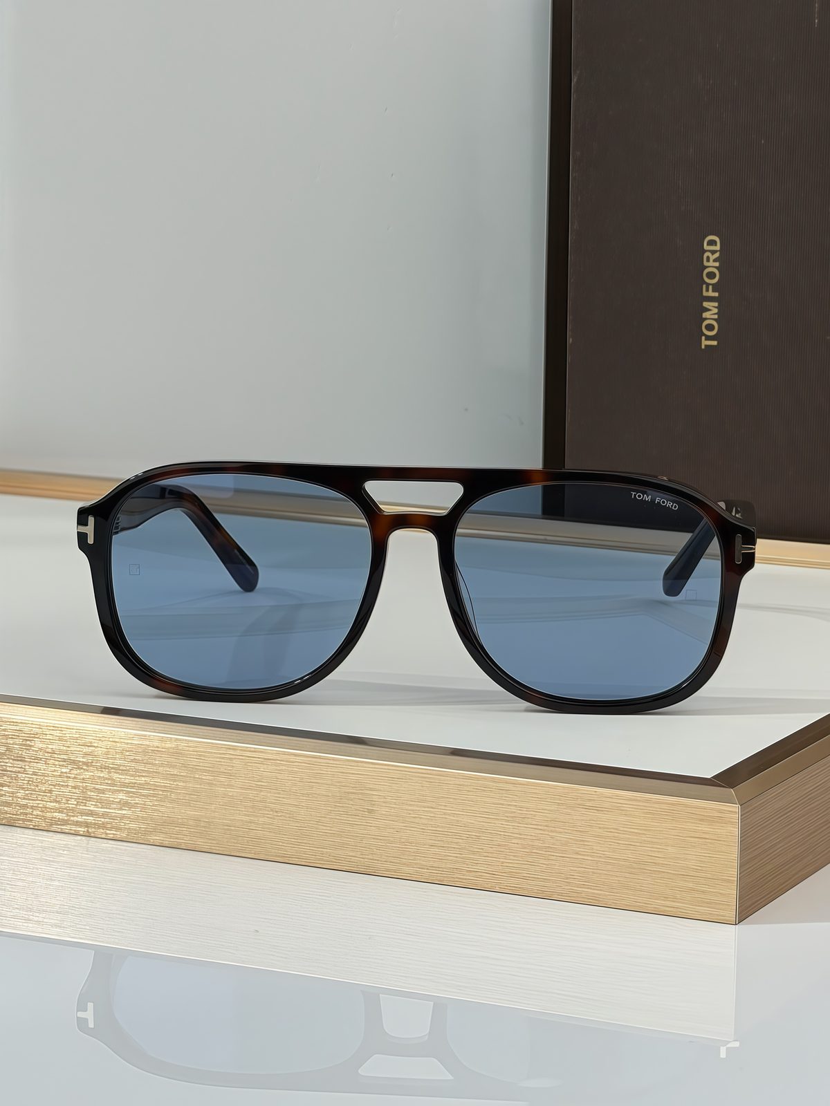 Tom Ford Square Pilot Sunglasses