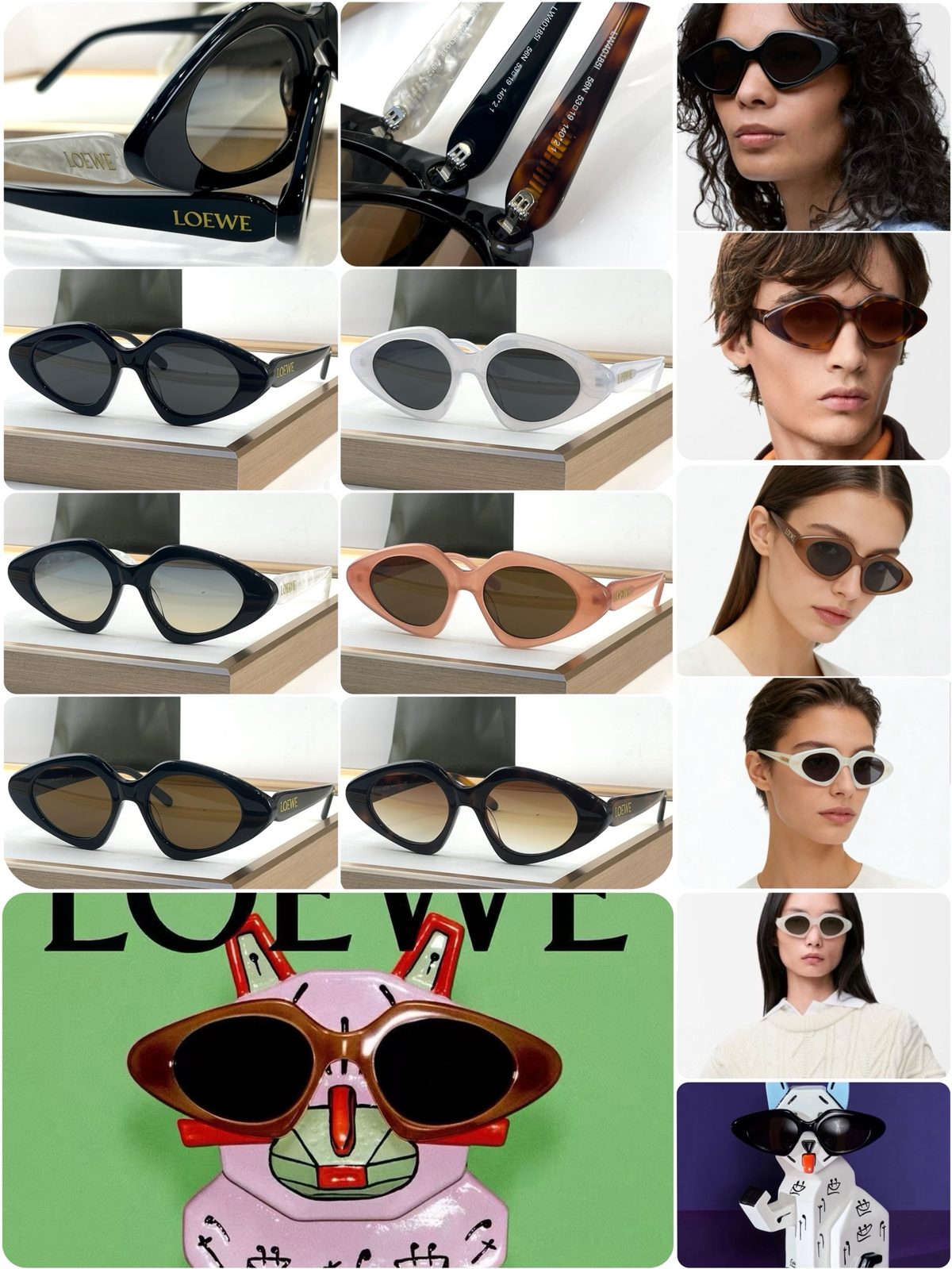Loewe Oval Frame Sunglasses