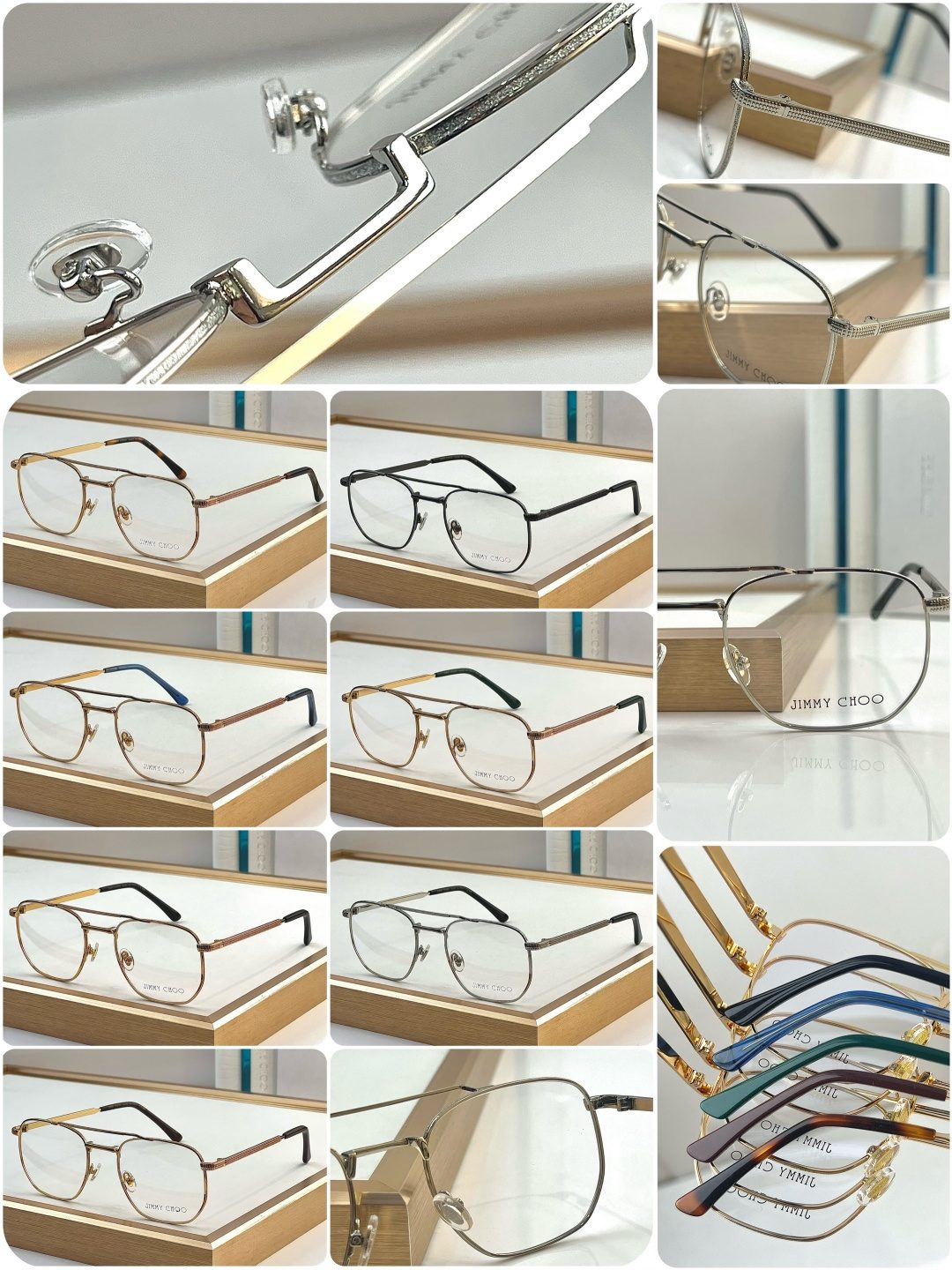 Jimmy Choo Aviator Optical Glasses
