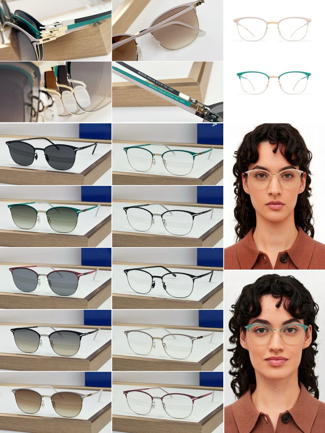 Luxury Metal Frame Optical Eyeglasses Collection