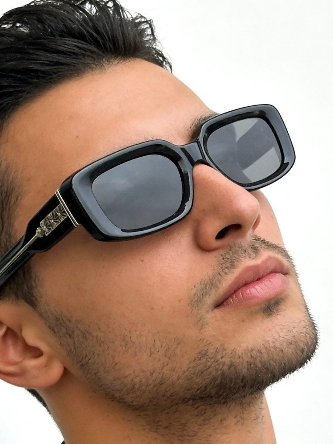 Black Square Frame Luxury Sunglasses