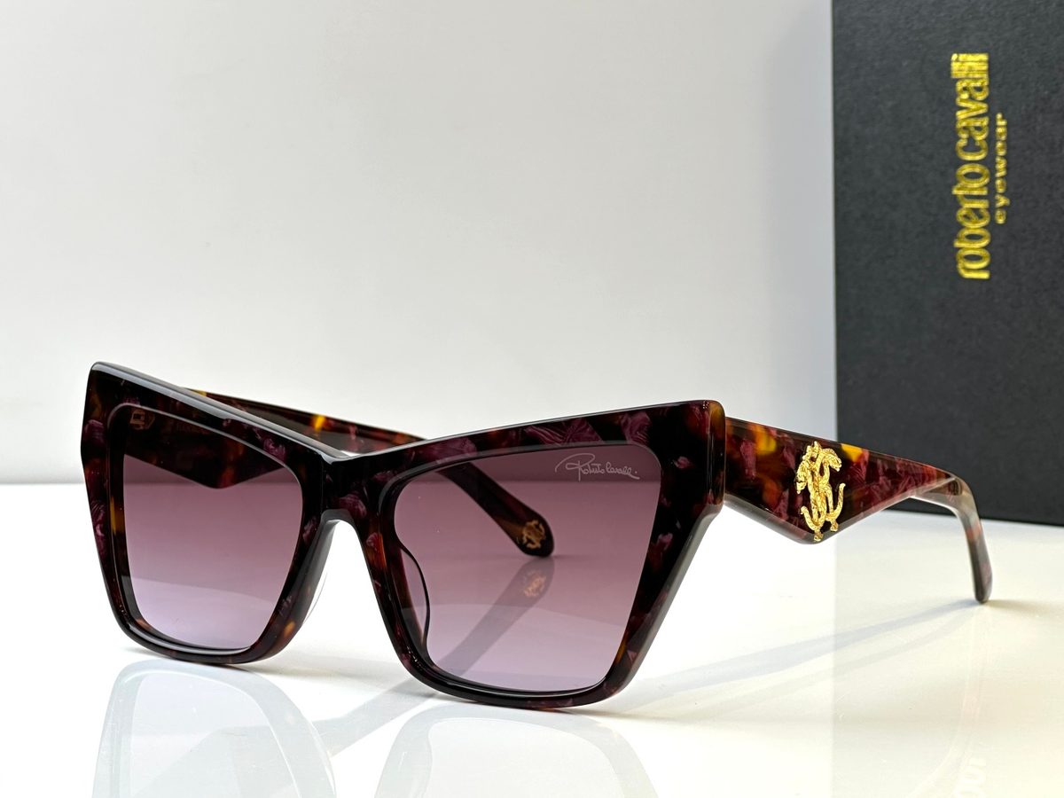 Roberto Cavalli Tortoiseshell Cat-Eye Sunglasses