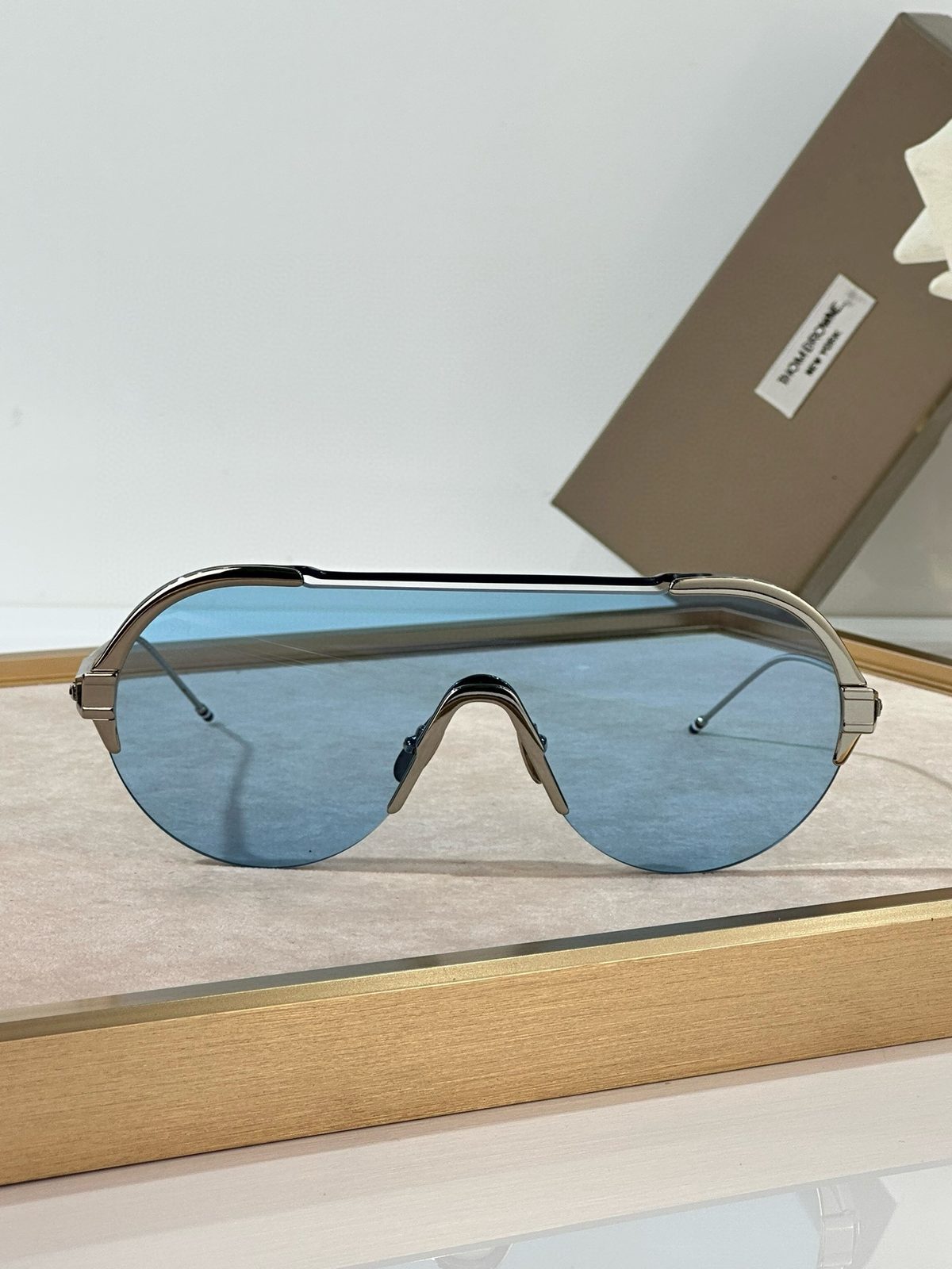 Silver Shield Lens Sunglasses