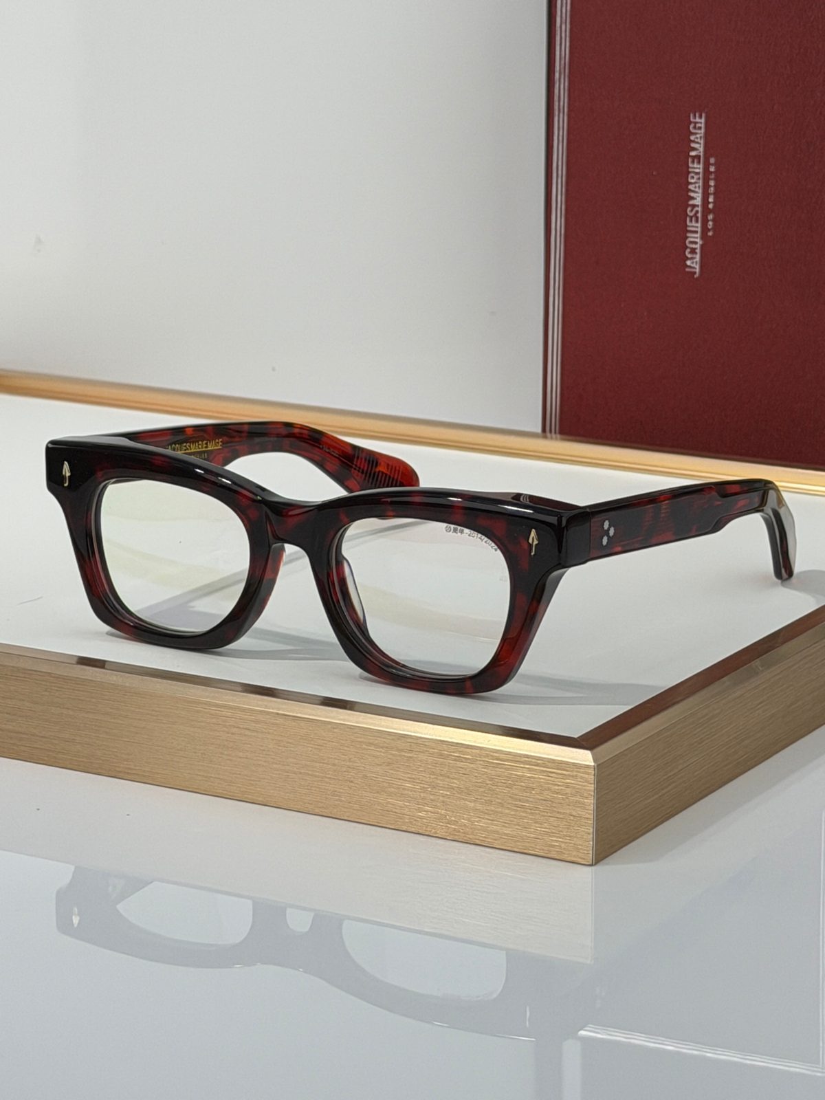 Jacques Marbleage Tortoiseshell Optical Glasses