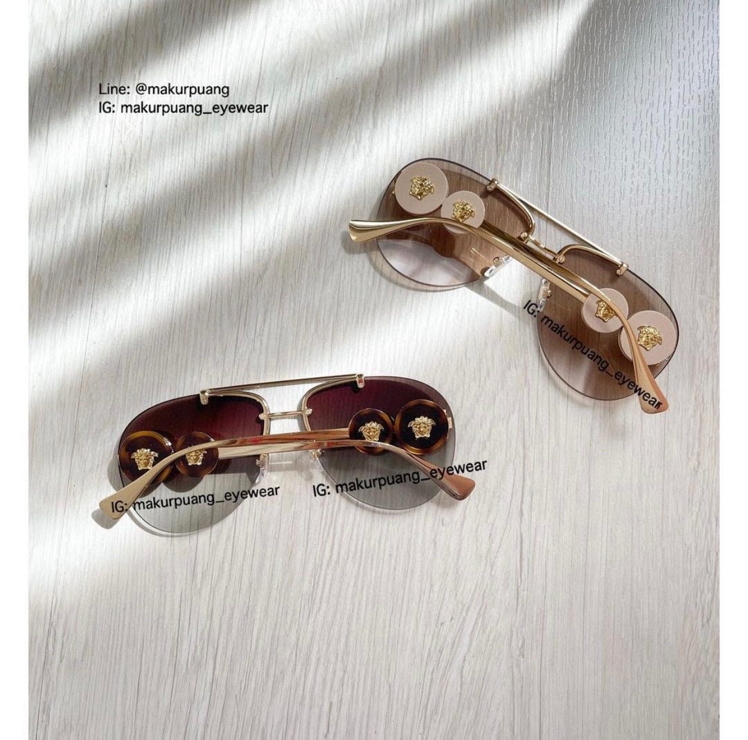 Versace Medusa Pilot Sunglasses