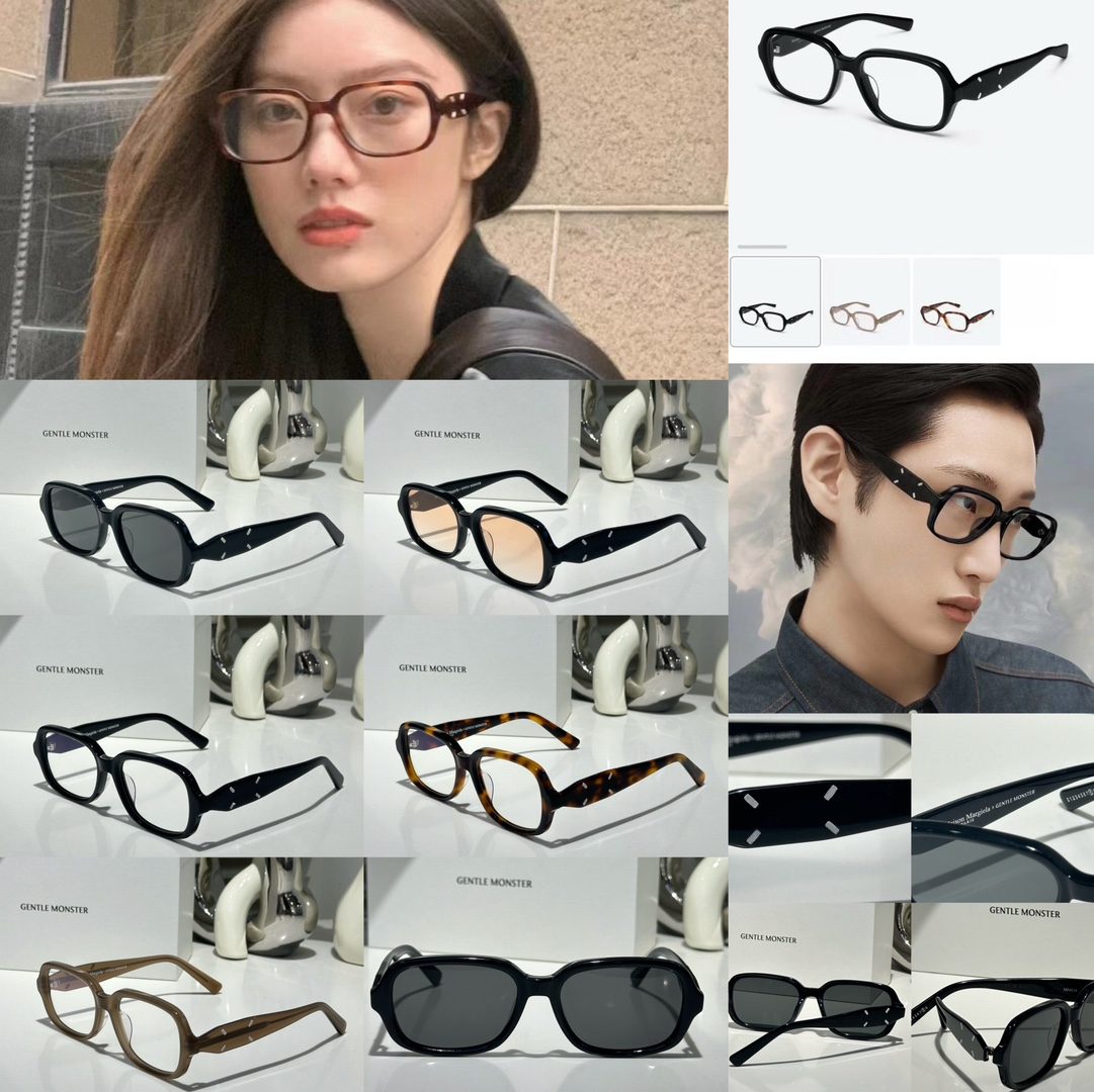 Gentle Monster Black Rectangular Eyeglasses