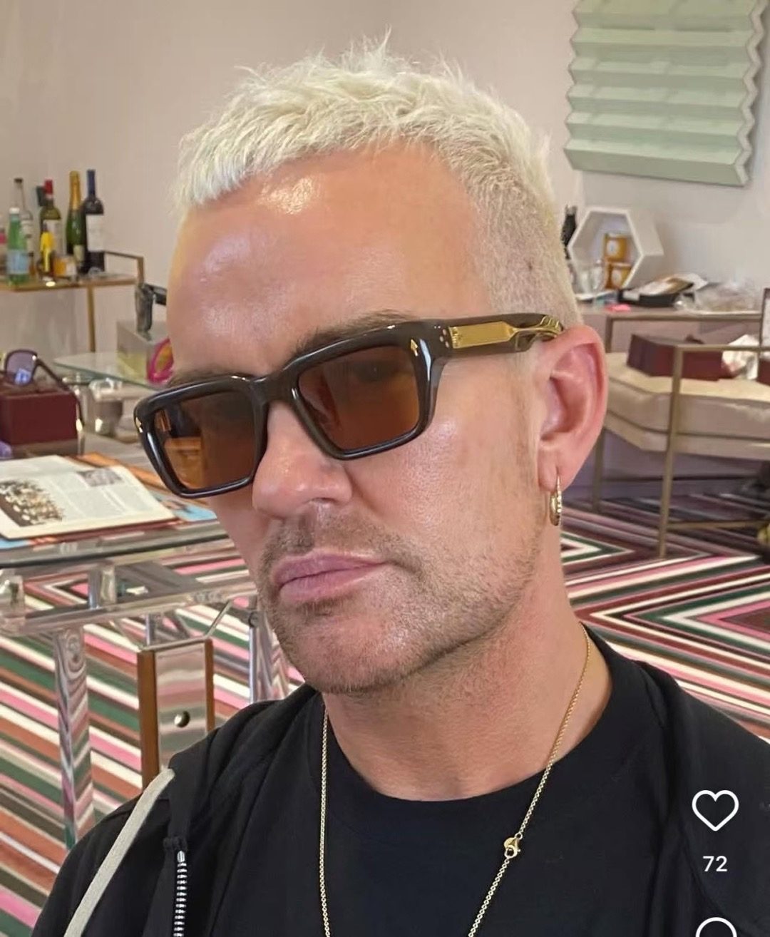 Jacques Marie Mage Green Acetate Sunglasses