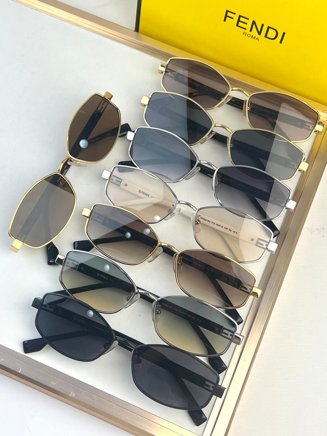 Fendi Designer Sunglasses Collection Display