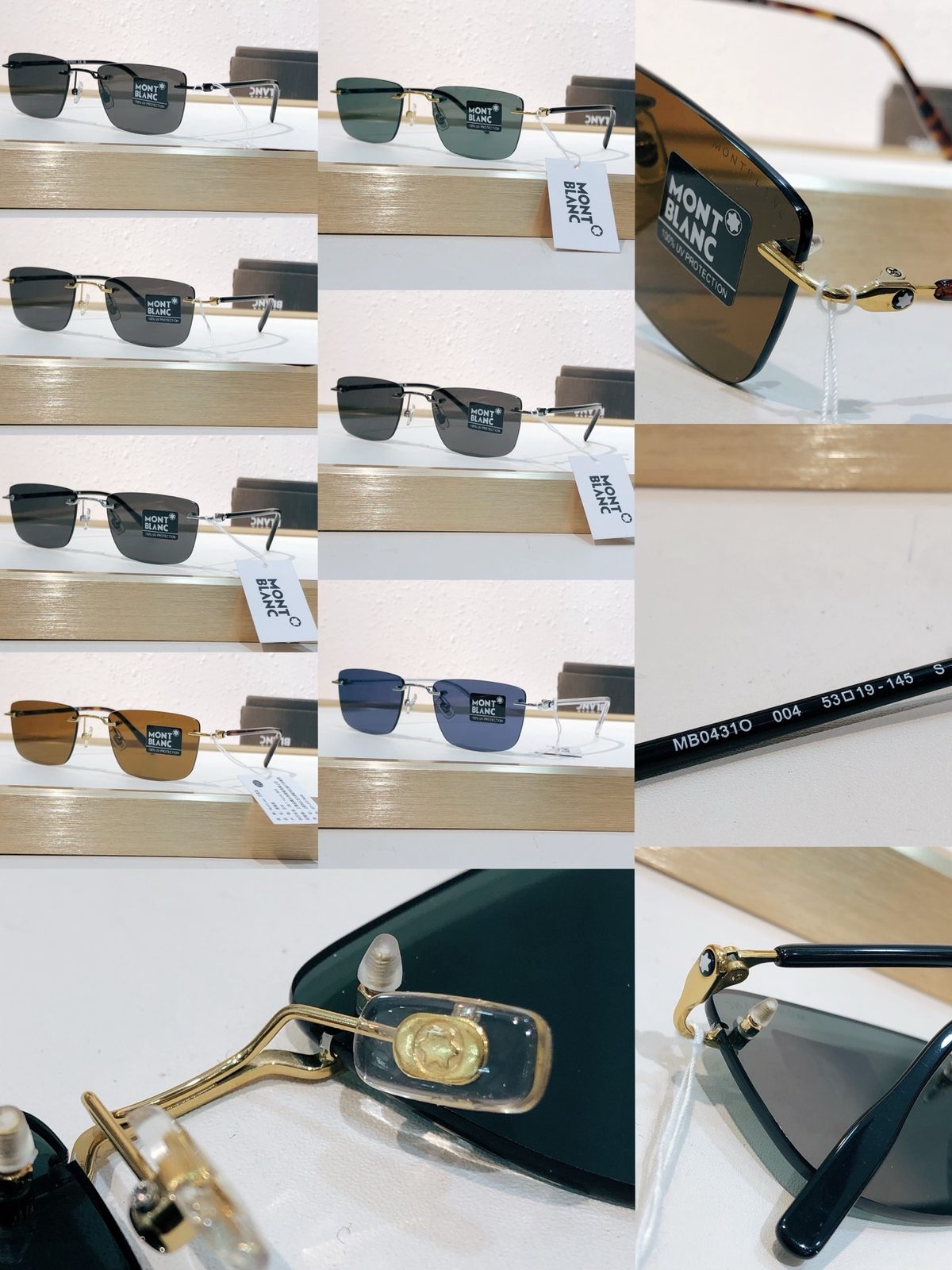 Montblanc Rectangular Sunglasses Collection