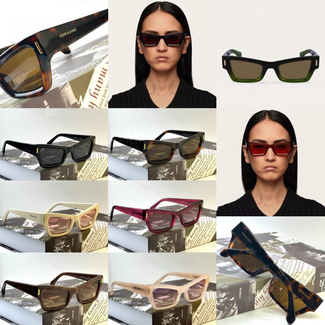 Salvatore Ferragamo Square Sunglasses