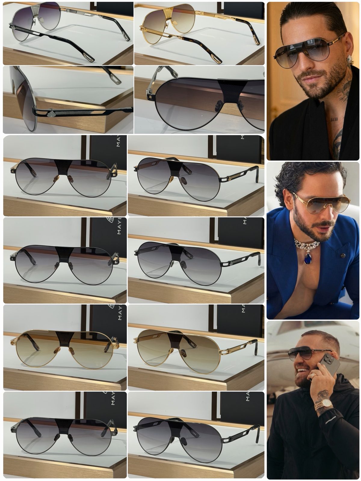 MAYA Designer Aviator Sunglasses