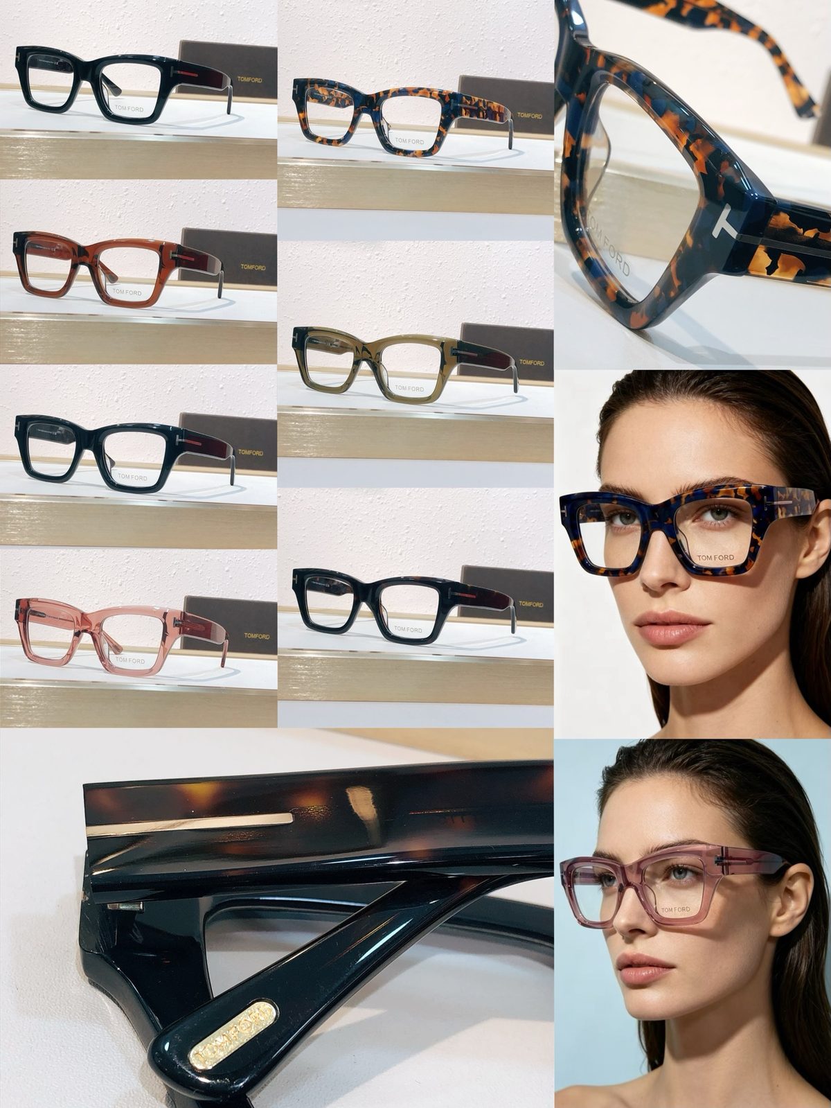 Tom Ford Square Optical Eyeglasses