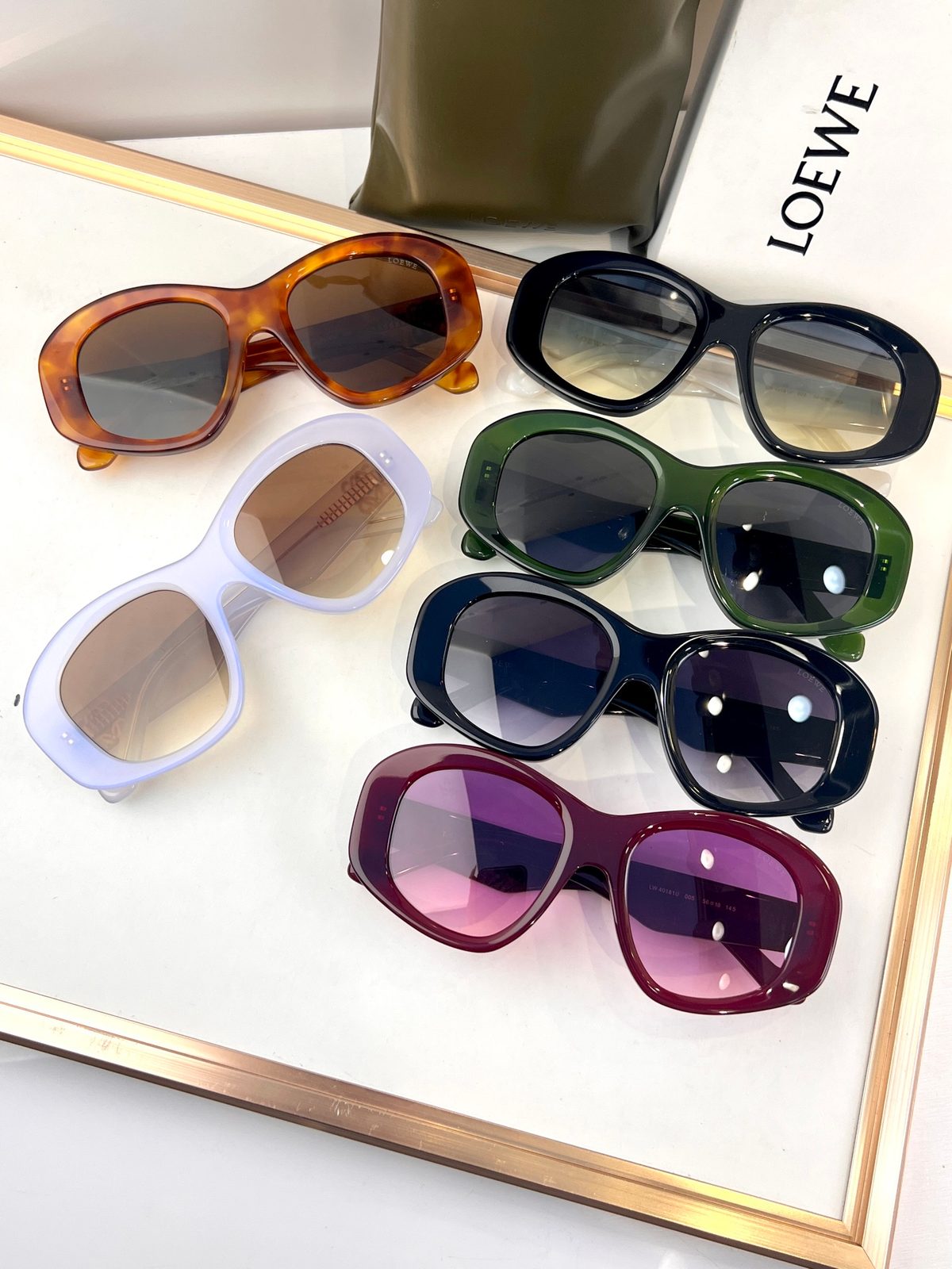 Loewe Anagram Square Sunglasses Collection