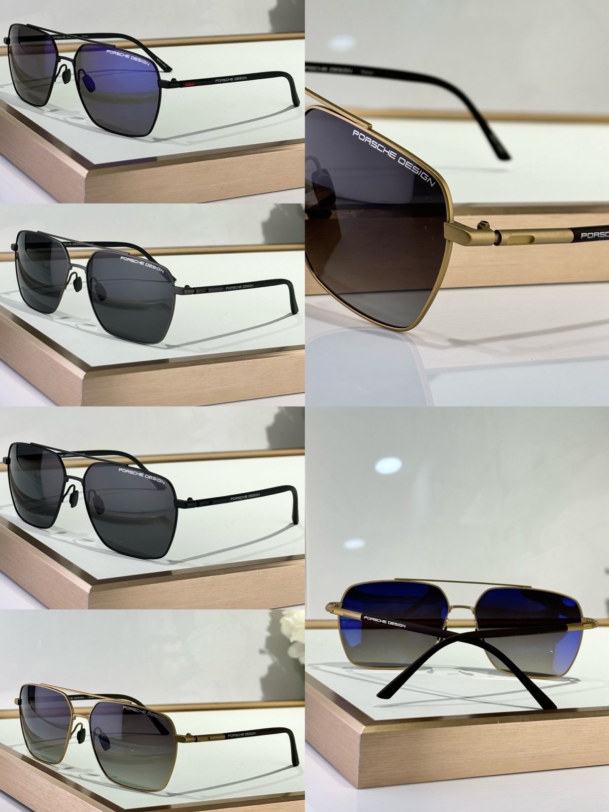 Porsche Design Men's Aviator Sunglasses