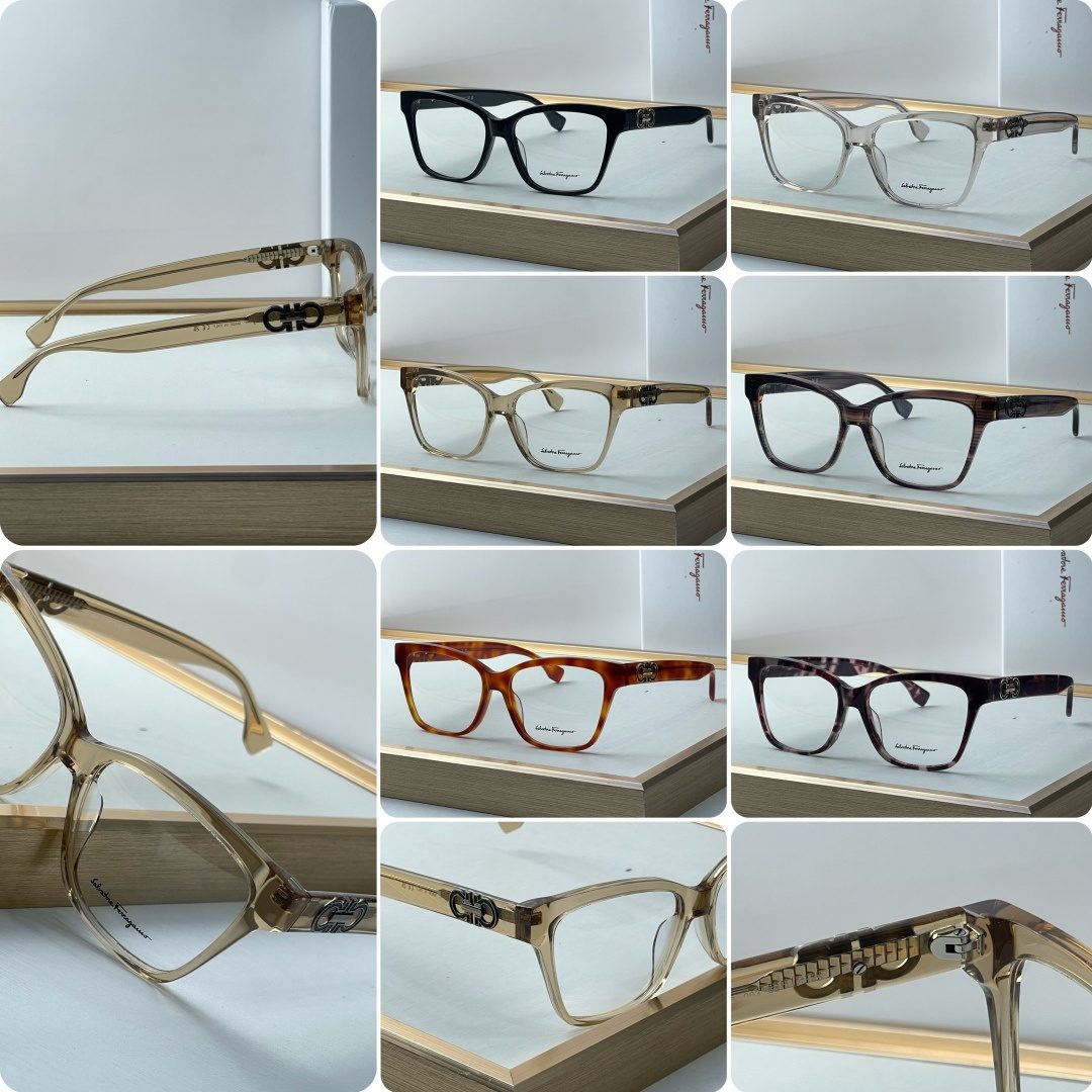 Salvatore Ferragamo Square Optical Eyeglasses