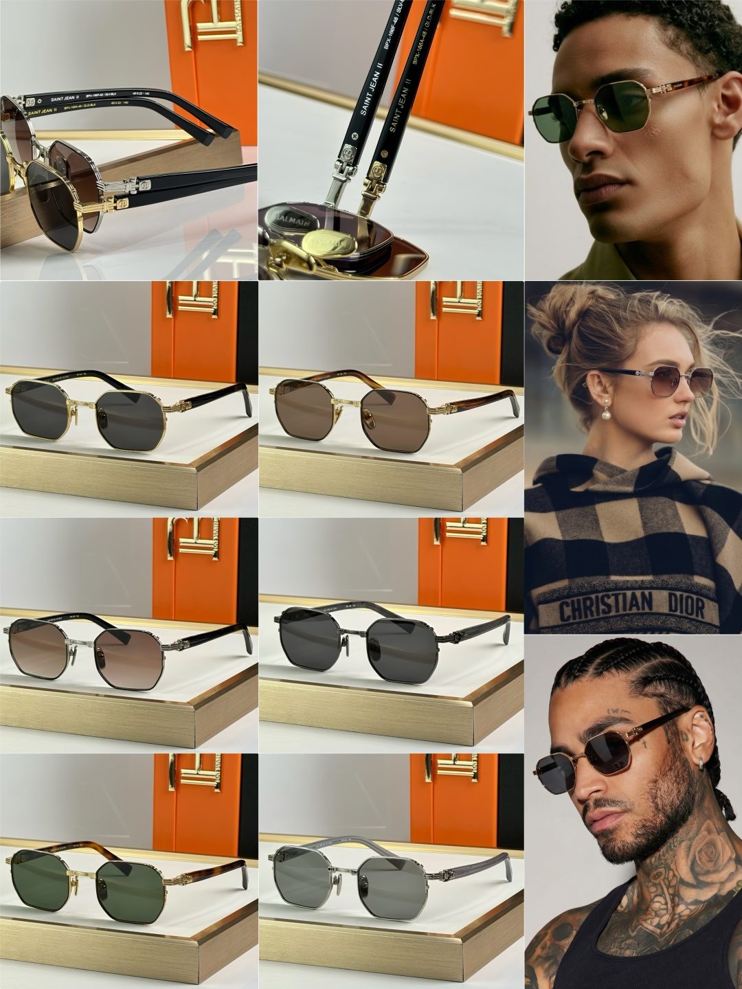 Dior Saint Jean Round Sunglasses