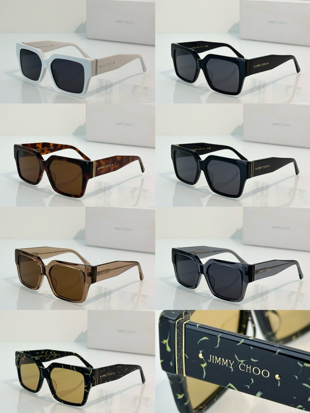 Jimmy Choo Square Frame Sunglasses Collection