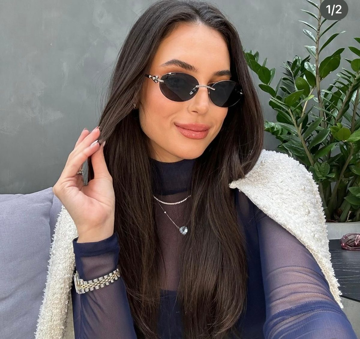 Tiffany & Co. Oval Sunglasses