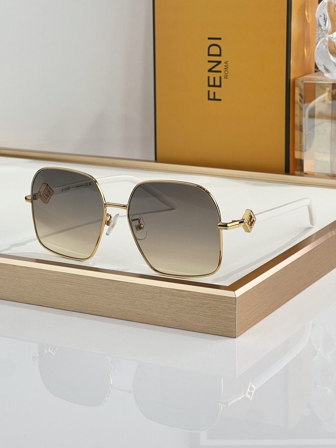 Fendi Square Gradient Sunglasses