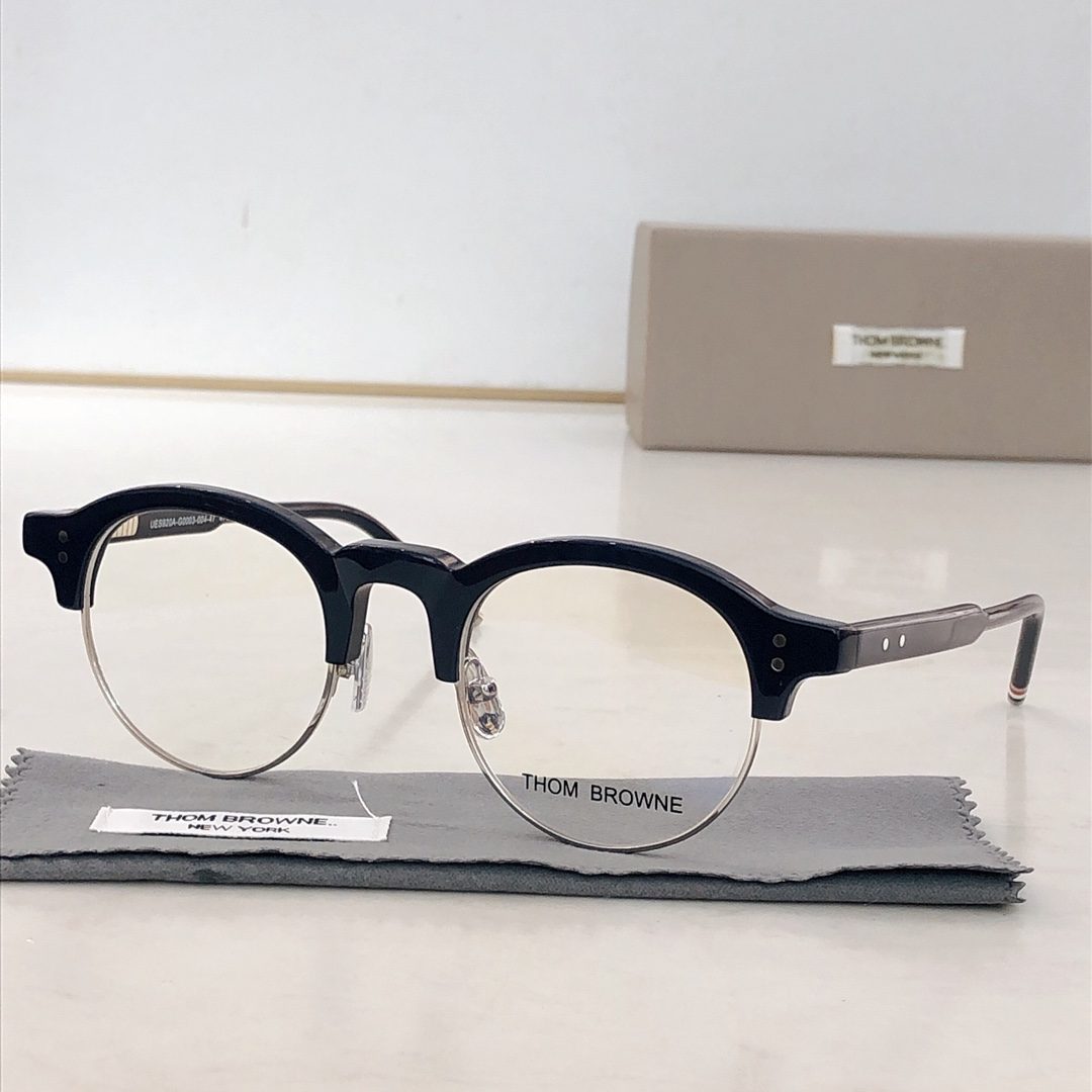 Thom Browne Clubmaster Round Eyeglasses
