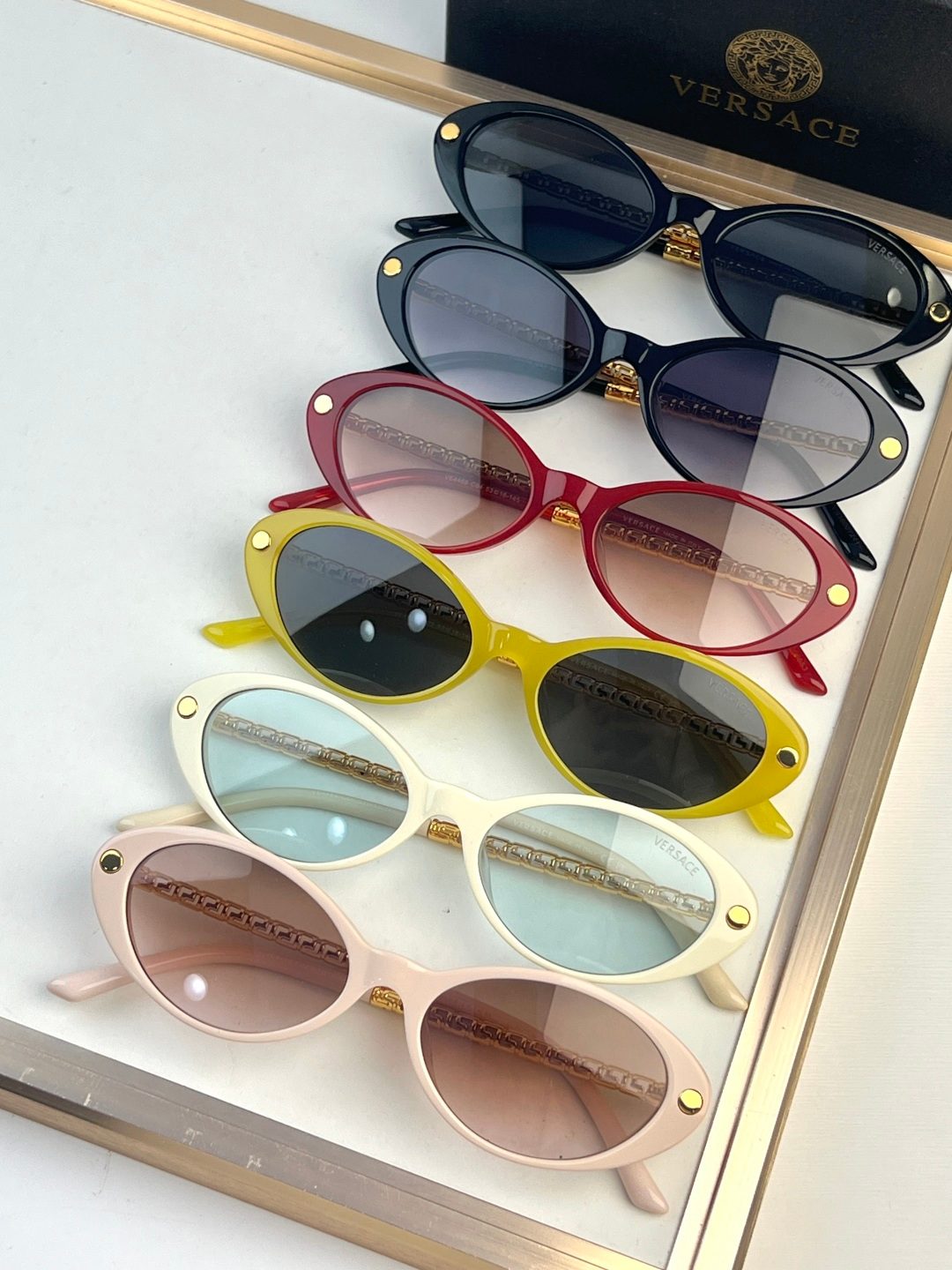 Versace Oval Sunglasses Collection
