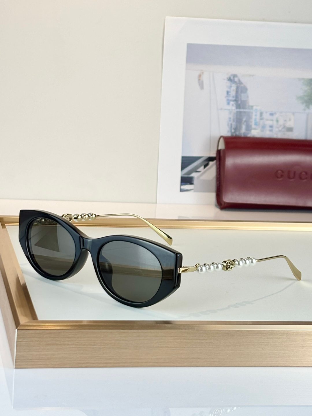 Gucci Chain Link Sunglasses