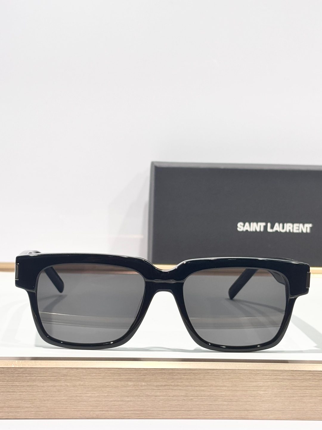 Saint Laurent Black Square Sunglasses