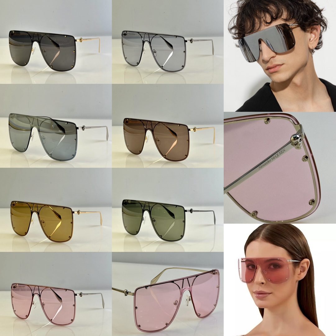 Alexander McQueen Oversized Aviator Sunglasses