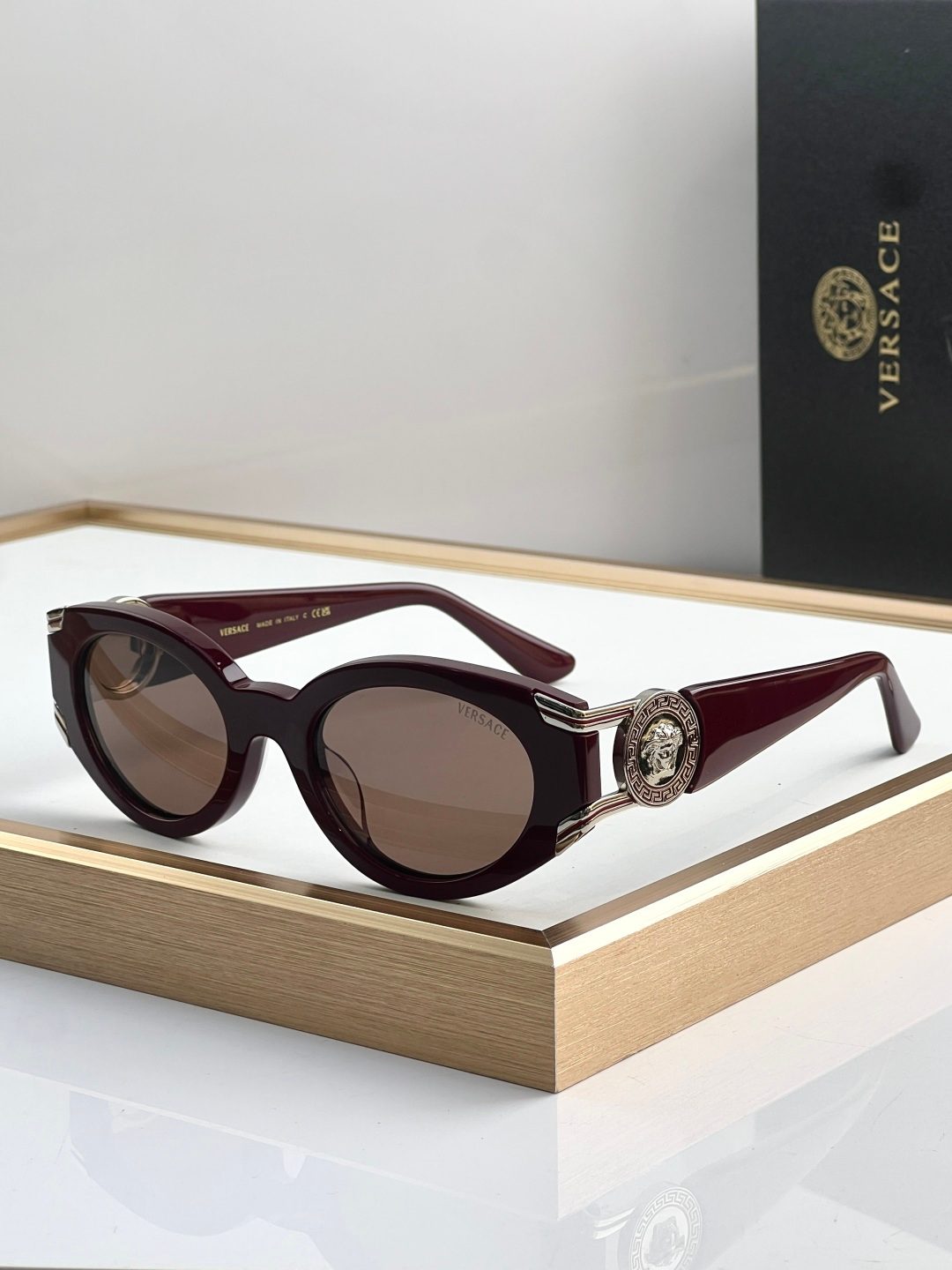 Versace Medusa Oval Sunglasses