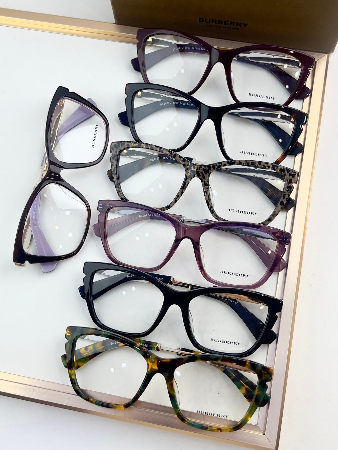 Burberry Optical Eyeglasses Collection Display