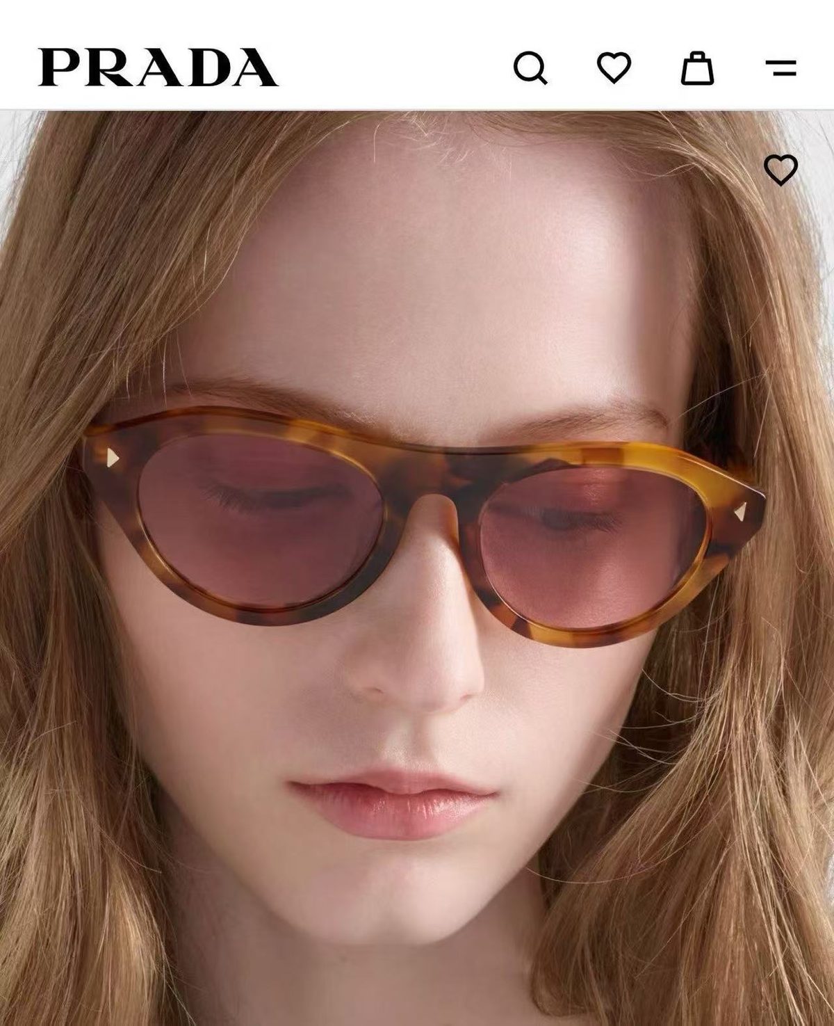 Prada Tortoiseshell Round Sunglasses