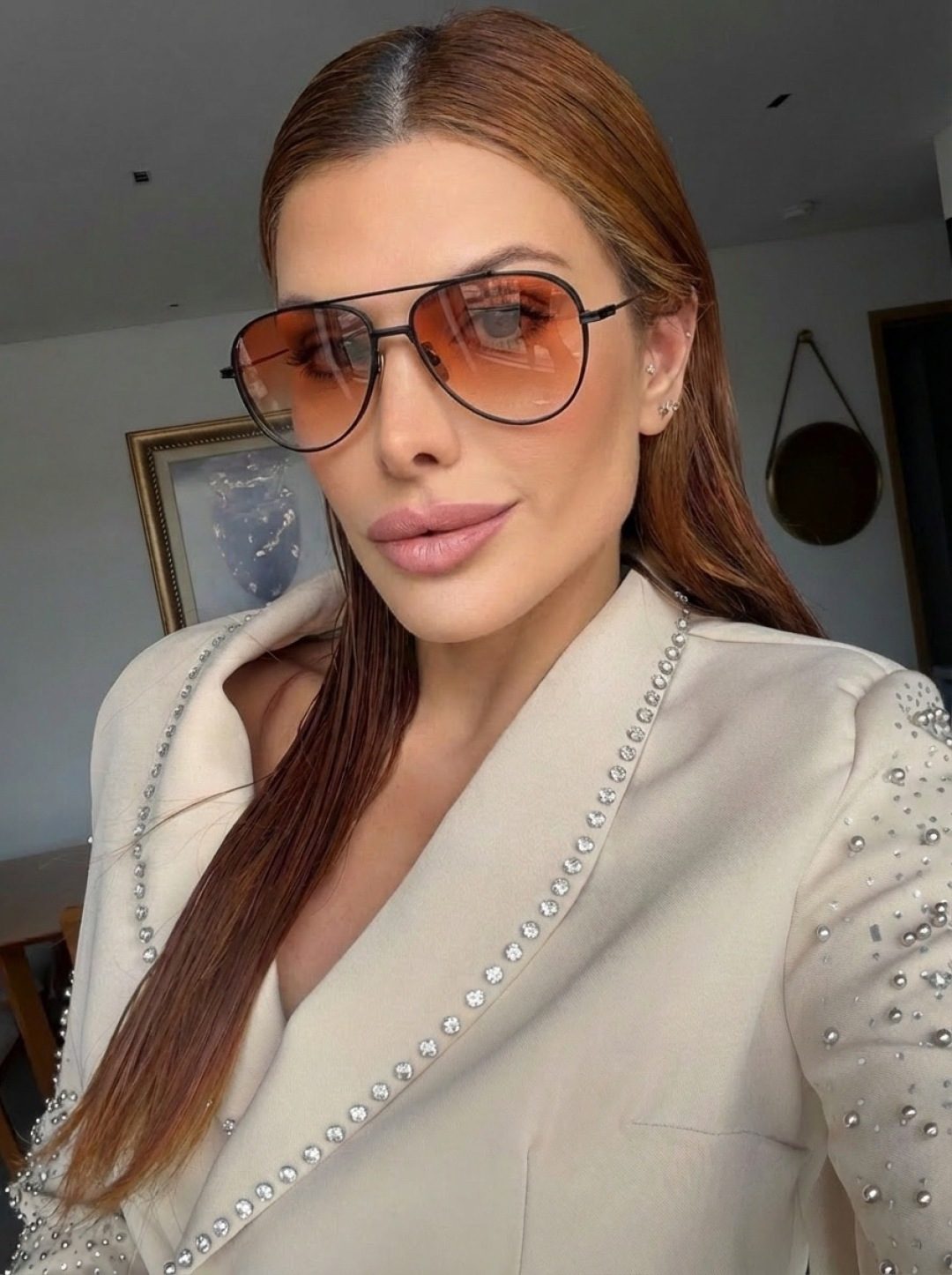 Dita Eyewear Gradient Aviator Sunglasses