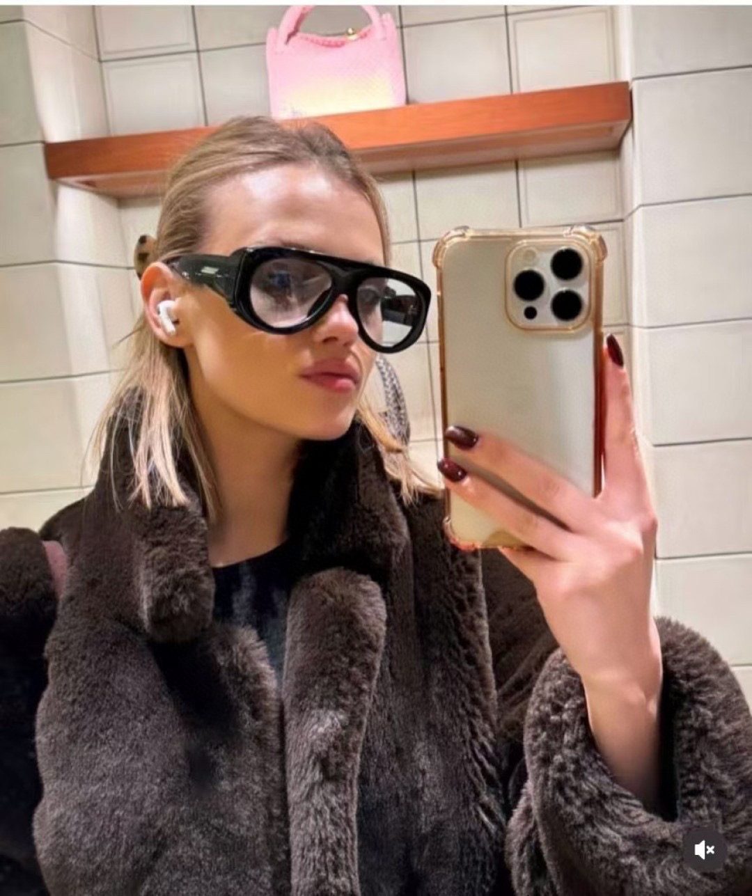 Black Oversized Aviator Sunglasses