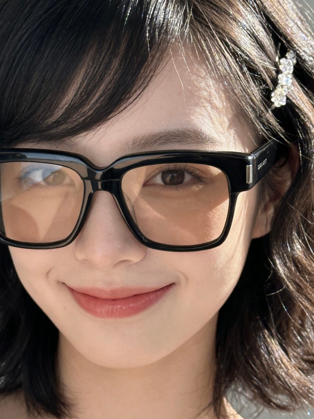 Black Framed Eyeglasses with Clear Lenses