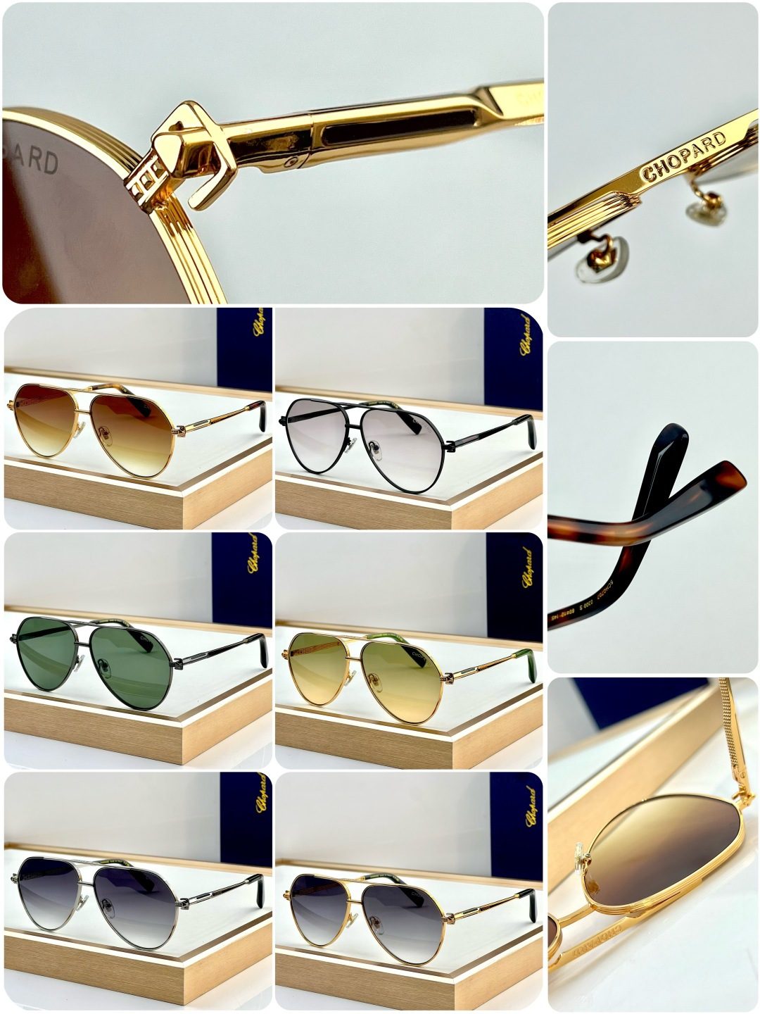 Chopard Luxury Aviator Sunglasses Collection