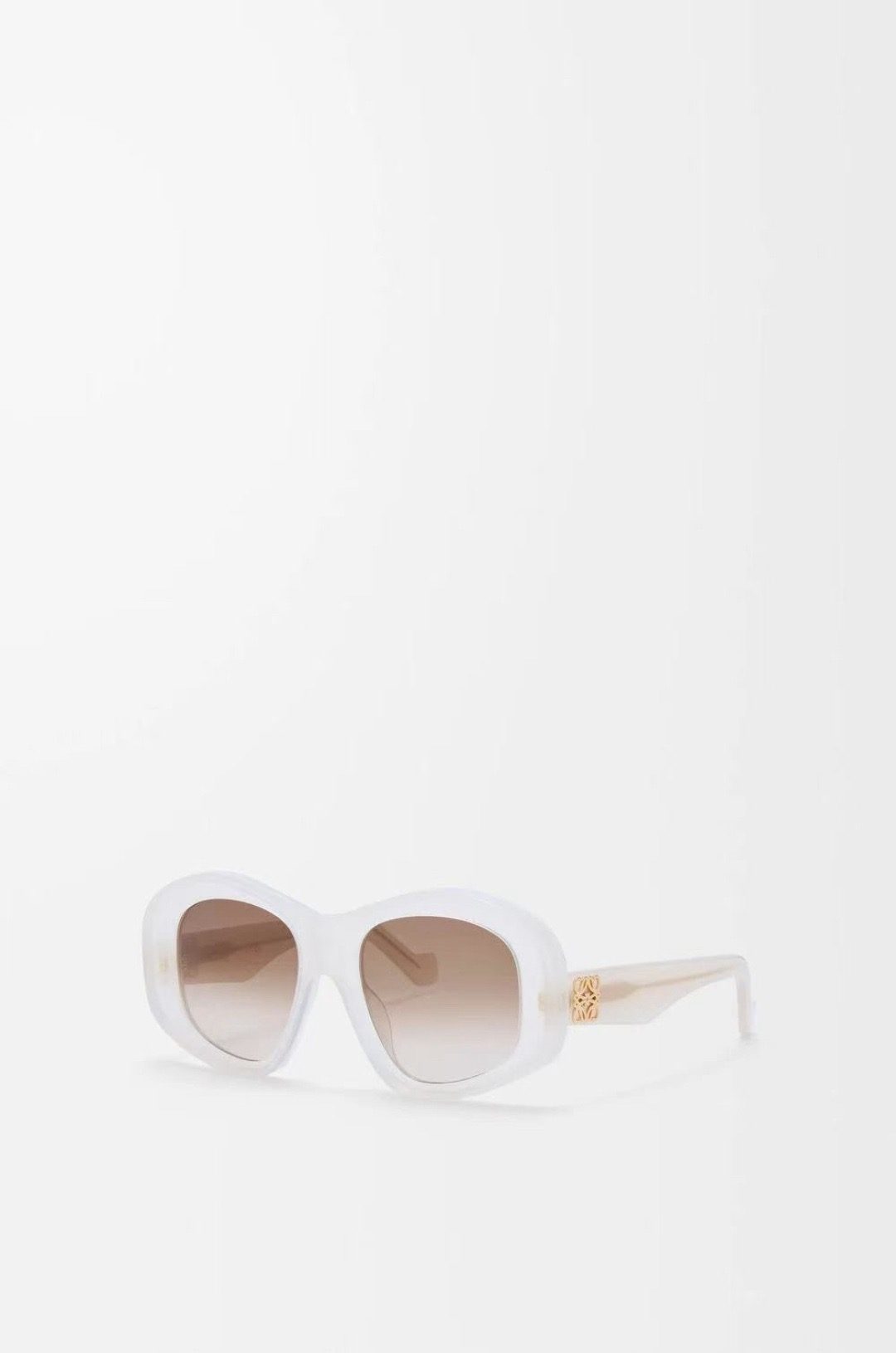 Loewe Anagram Oval Sunglasses