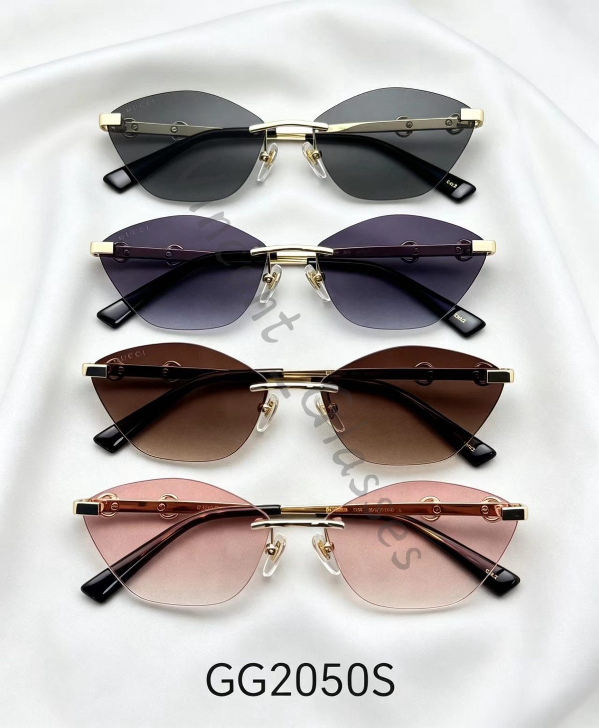 Gucci GG2050S Rimless Sunglasses