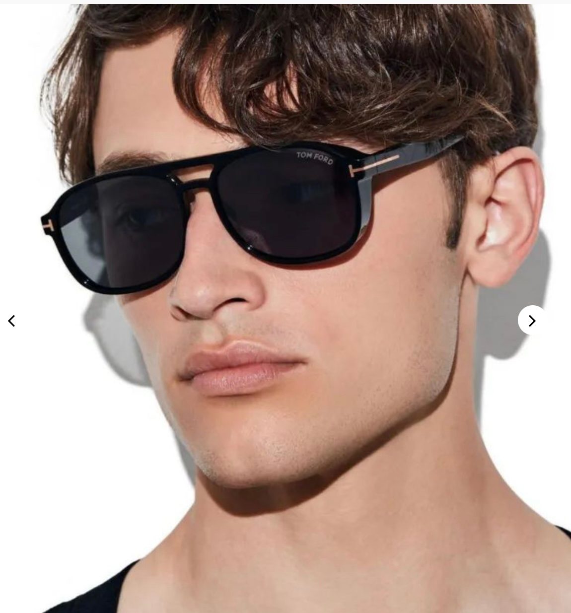 Tom Ford Black Aviator Sunglasses