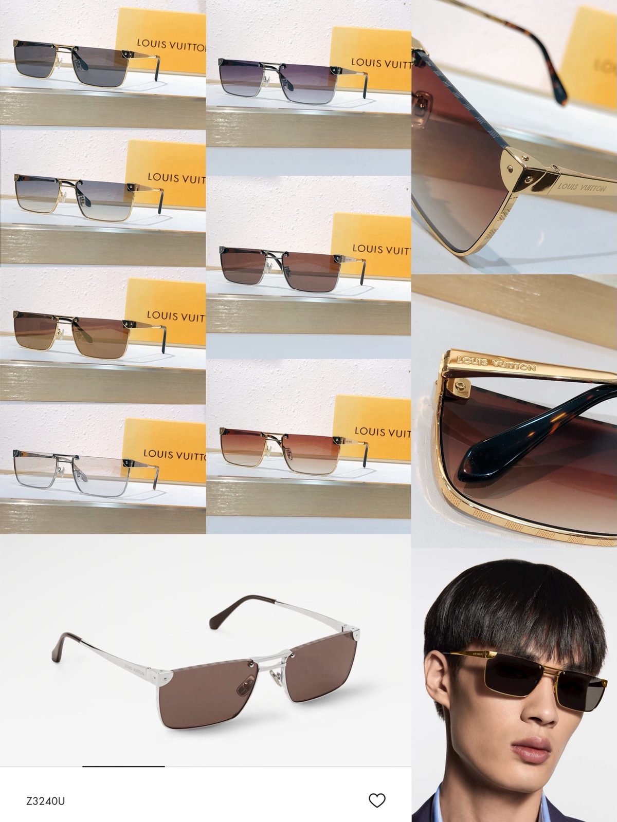 Louis Vuitton Rectangle Sunglasses Item