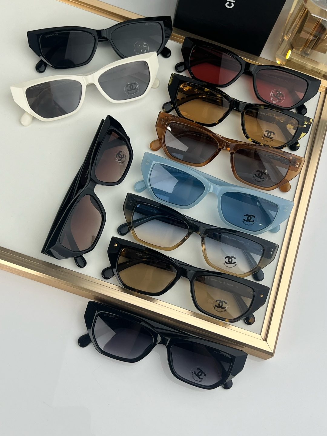 Chanel Classic Rectangular Sunglasses Collection