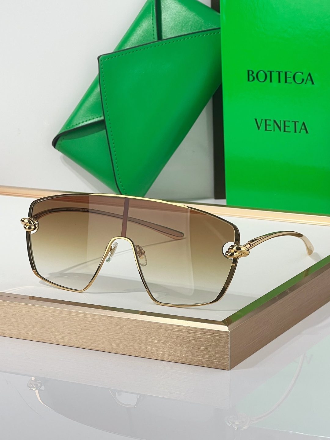 Bottega Veneta Shield Sunglasses