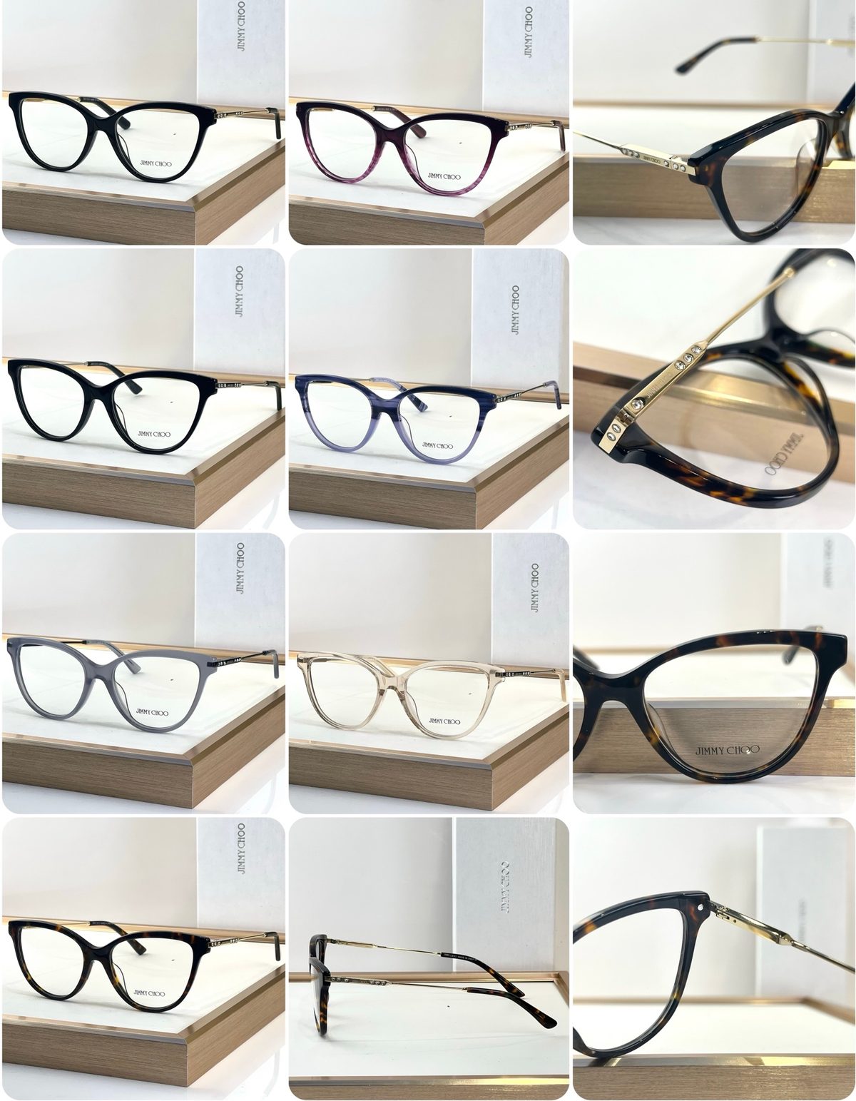 Jimmy Choo Cat-Eye Optical Glasses